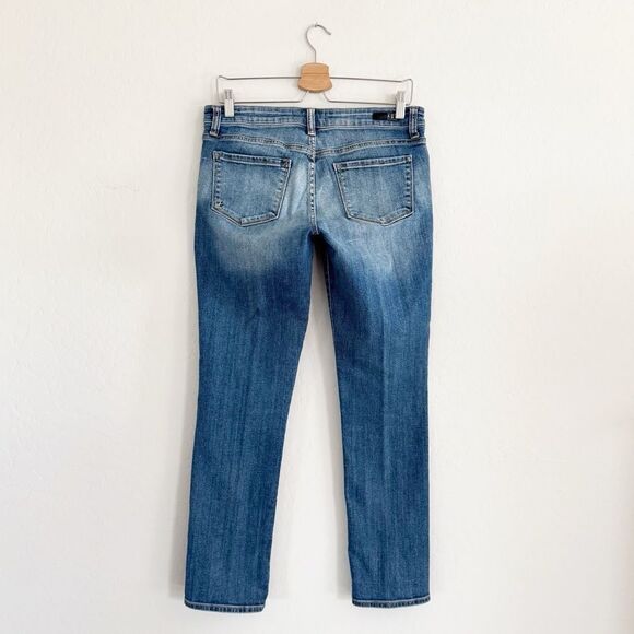 KUT from The Kloth Catherine Boyfriend Jean Floral Embroidered Detail Size 6 - Picture 5 of 11